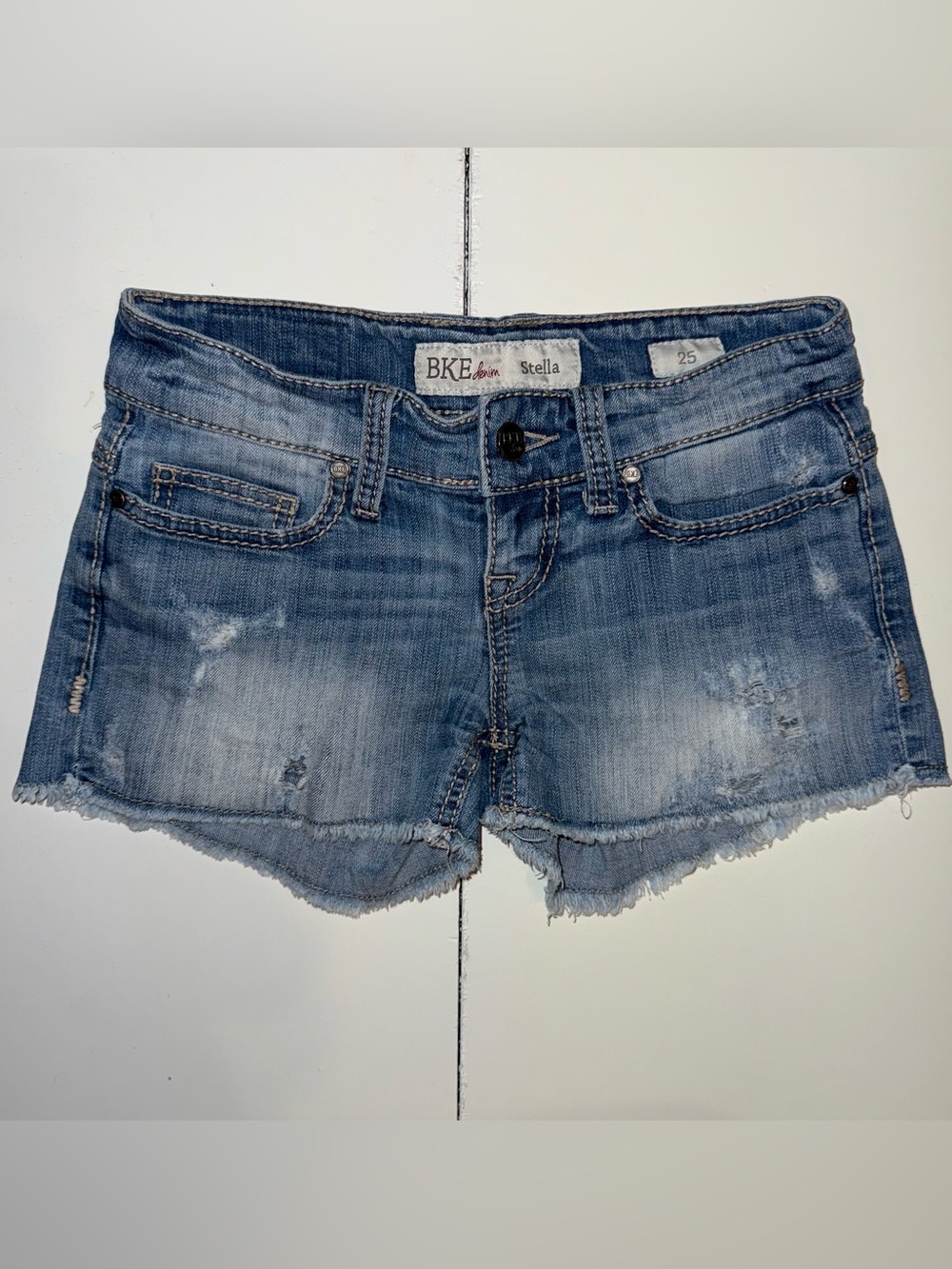 BKE Stella Women's Distressed Denim Shorts